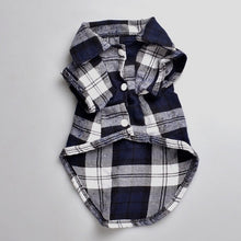 Load image into Gallery viewer, 2019 New Spring Pet Fashion Puppy Dog Vests Plaid Stripe Pet T Shirt Cotton Cat Grid Costumes Dog Autumn Clothes Jacket Coats